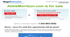 Desktop Screenshot of abbiemorrison.com